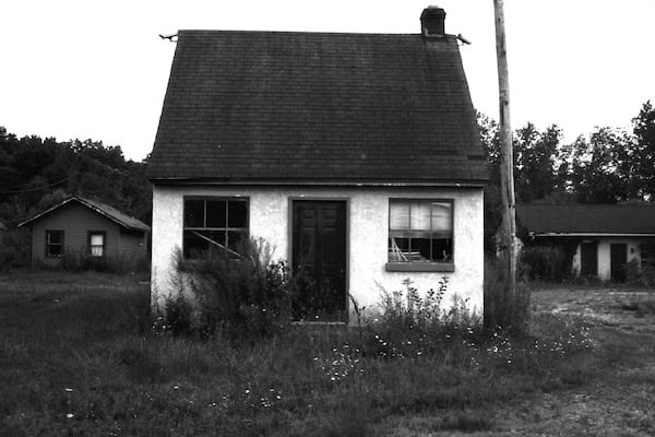 Abandoned motel office