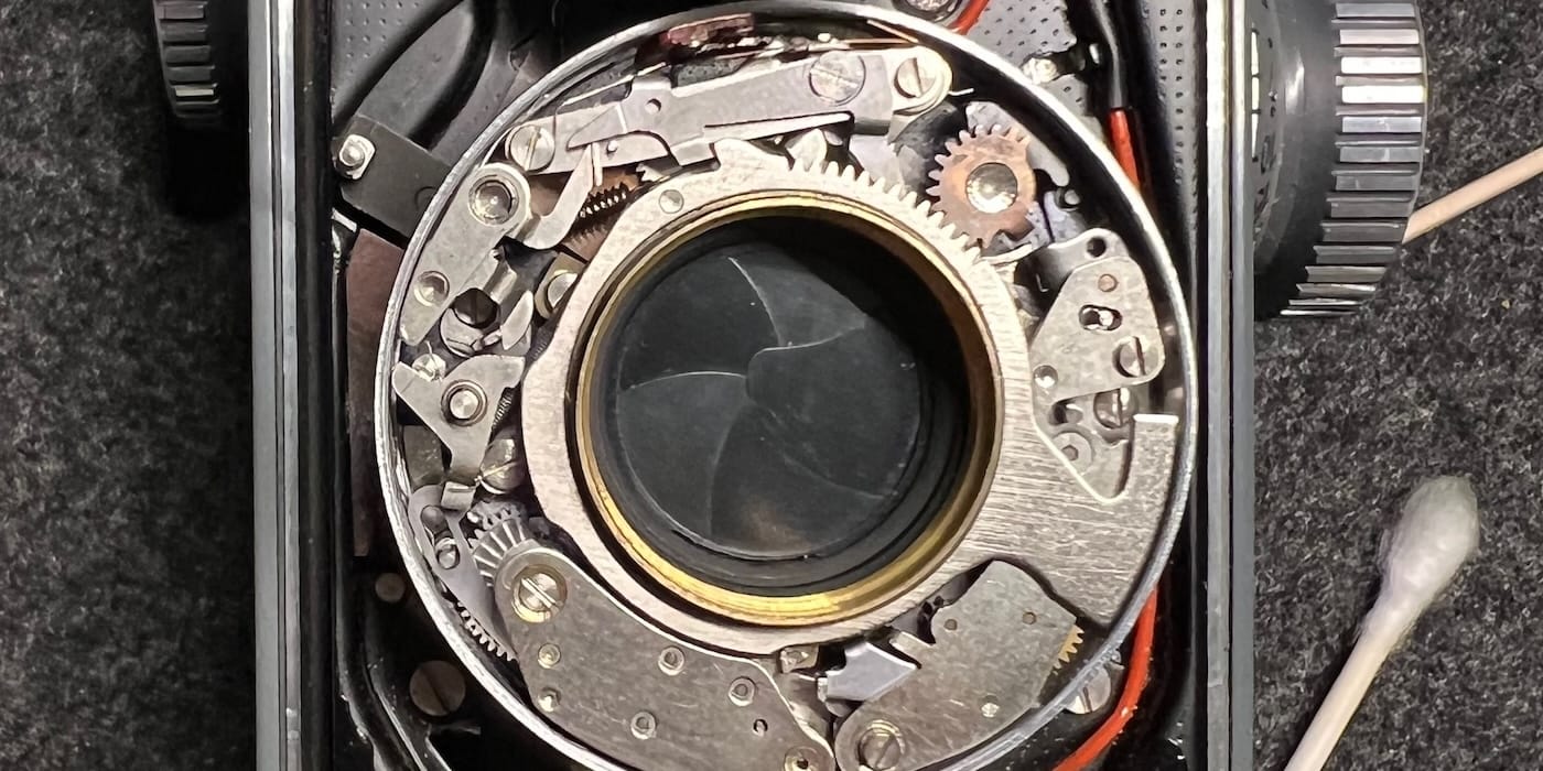 Clean shutter blades!