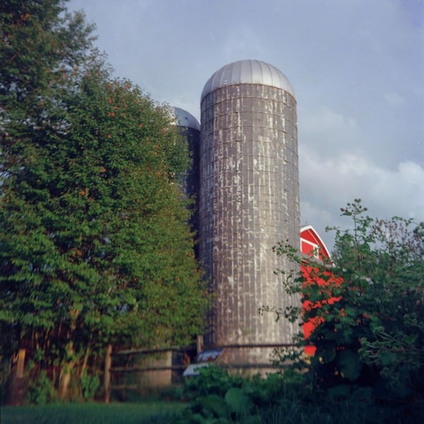 Silo near the trail