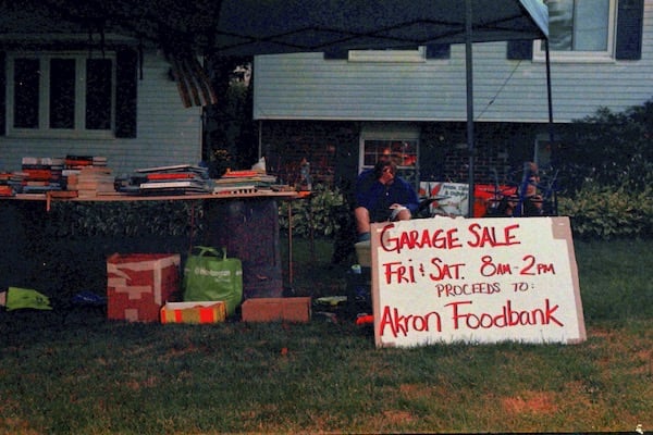 Charity garage sale