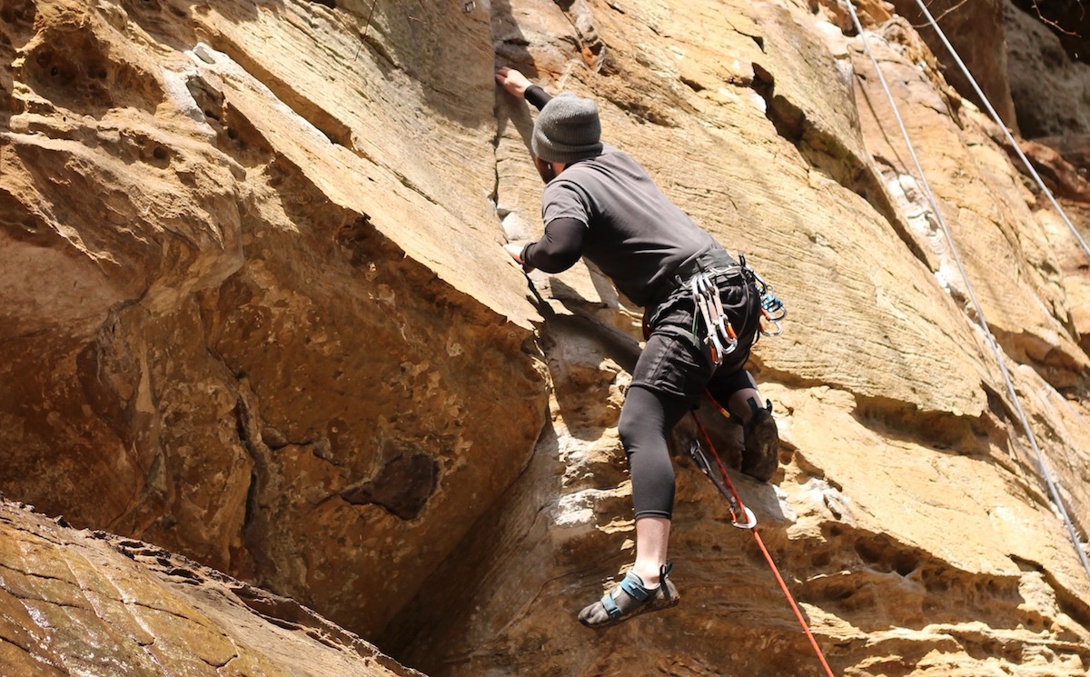 Kenny leading 'Ryanosaurus' at the Land Before Time Wall