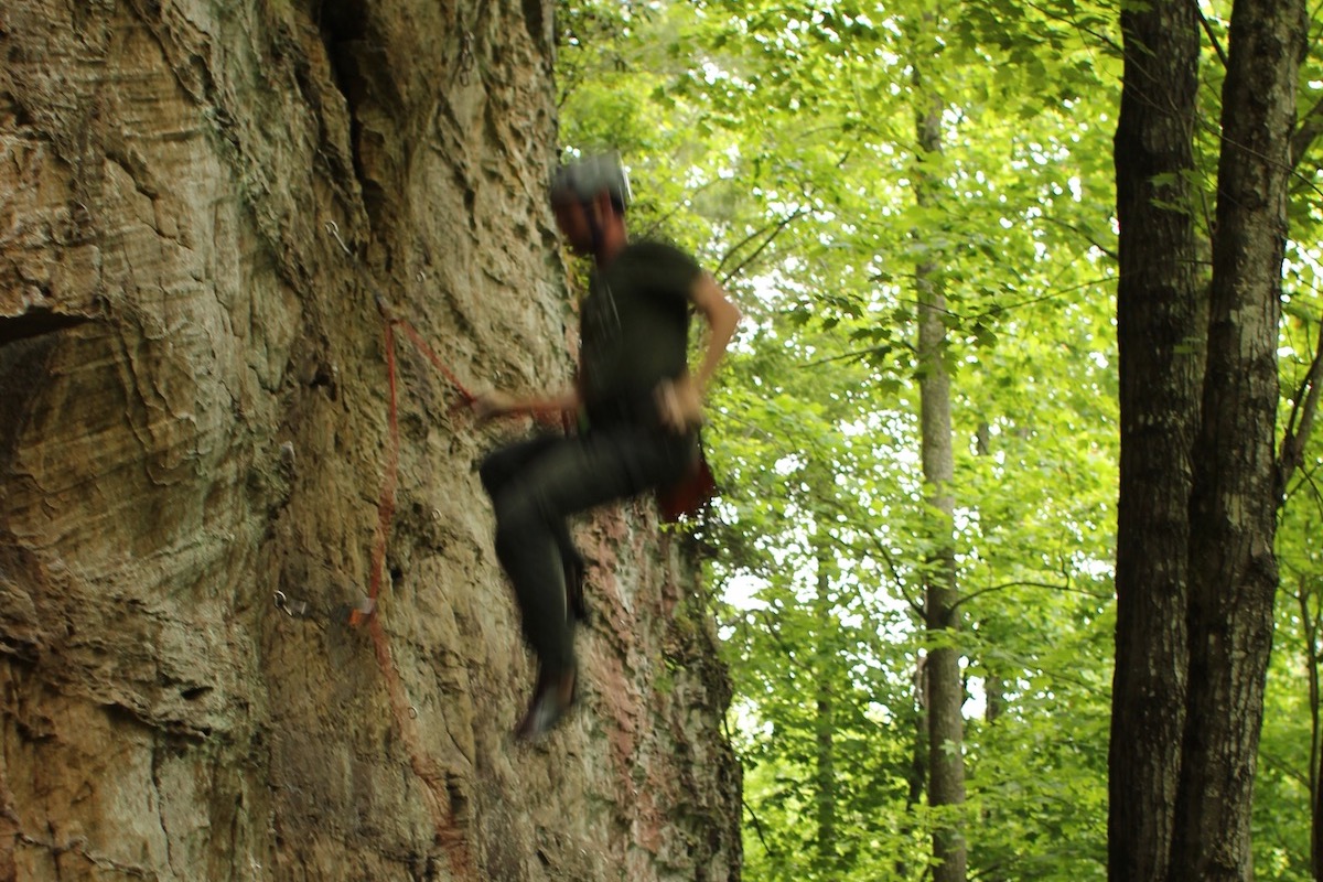 Practicing lead falls with 'Fear of Commitment'