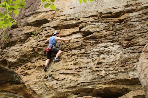 Doug working 'Eureka'