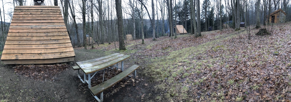 Adirondack Shelters near Cow Run