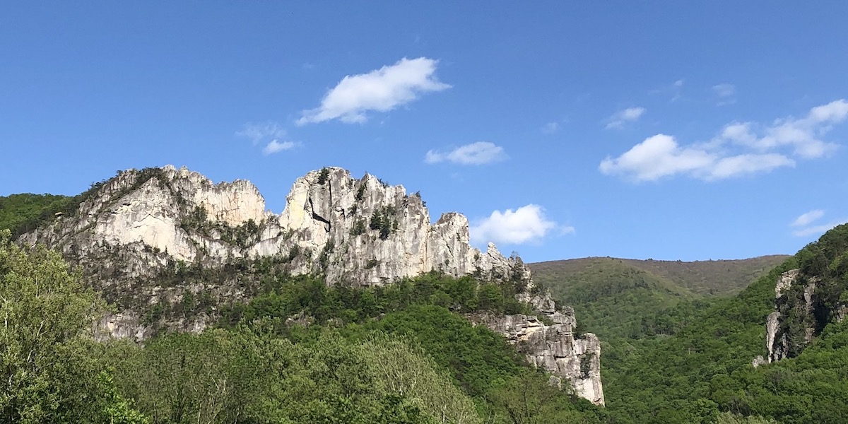 Climbing Seneca Rocks