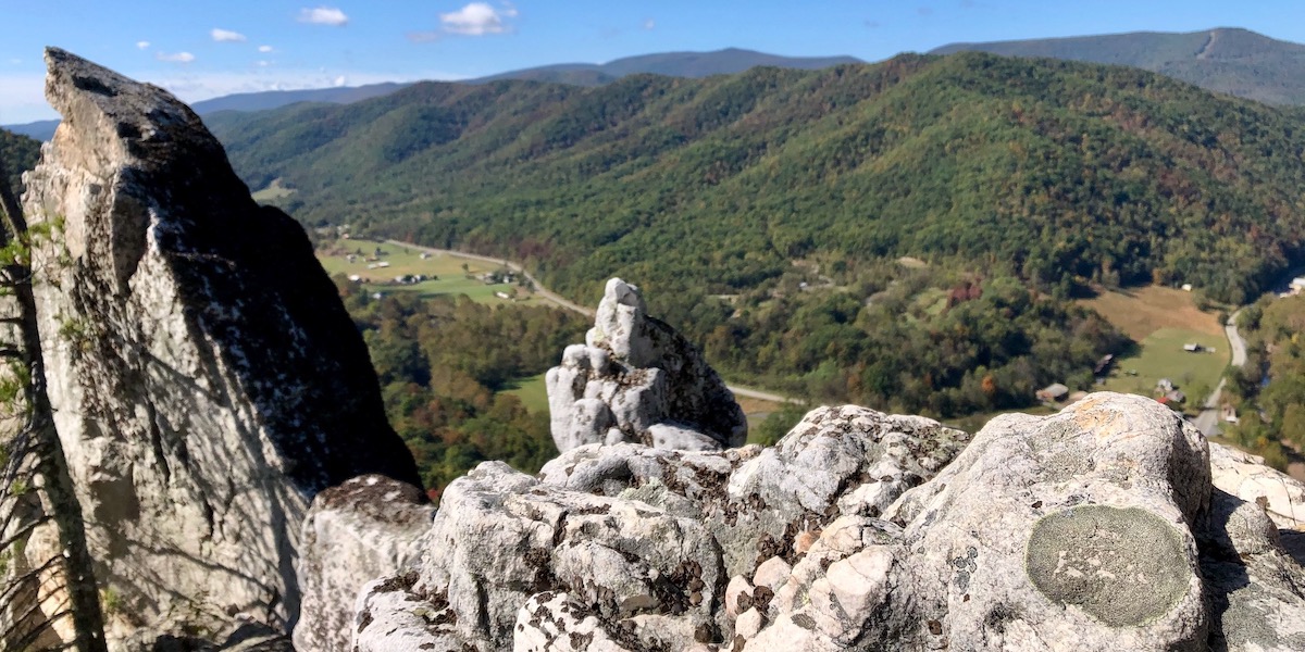 Summiting Seneca Rocks